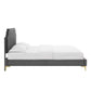Modway Sienna Performance Velvet Queen Platform Bed - MOD-6712 | Beds | Modishstore - 5