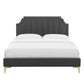 Modway Sienna Performance Velvet Queen Platform Bed - MOD-6712 | Beds | Modishstore - 6