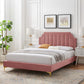 Modway Sienna Performance Velvet Queen Platform Bed - MOD-6712 | Beds | Modishstore - 59