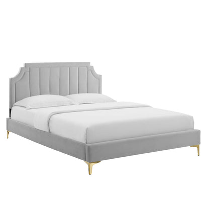 Modway Sienna Performance Velvet Queen Platform Bed - MOD-6712 | Beds | Modishstore - 16
