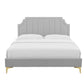 Modway Sienna Performance Velvet Queen Platform Bed - MOD-6712 | Beds | Modishstore - 20