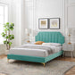 Modway Sienna Performance Velvet Queen Platform Bed - MOD-6712 | Beds | Modishstore - 60