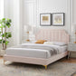 Modway Sienna Performance Velvet Queen Platform Bed - MOD-6712 | Beds | Modishstore - 61