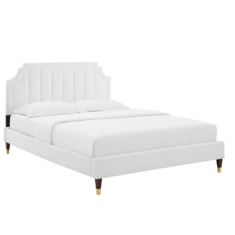 Modway Sienna Performance Velvet Queen Platform Bed - MOD-6713 | Beds | Modishstore - 51