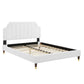 Modway Sienna Performance Velvet Queen Platform Bed | Beds | Modishstore-52