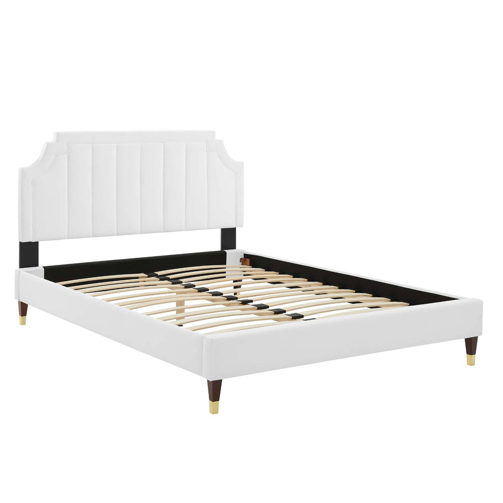 Modway Sienna Performance Velvet Queen Platform Bed - MOD-6713 | Beds | Modishstore - 52