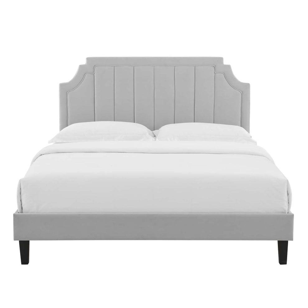 Modway Sienna Performance Velvet Queen Platform Bed - MOD-6714 | Beds | Modishstore - 20