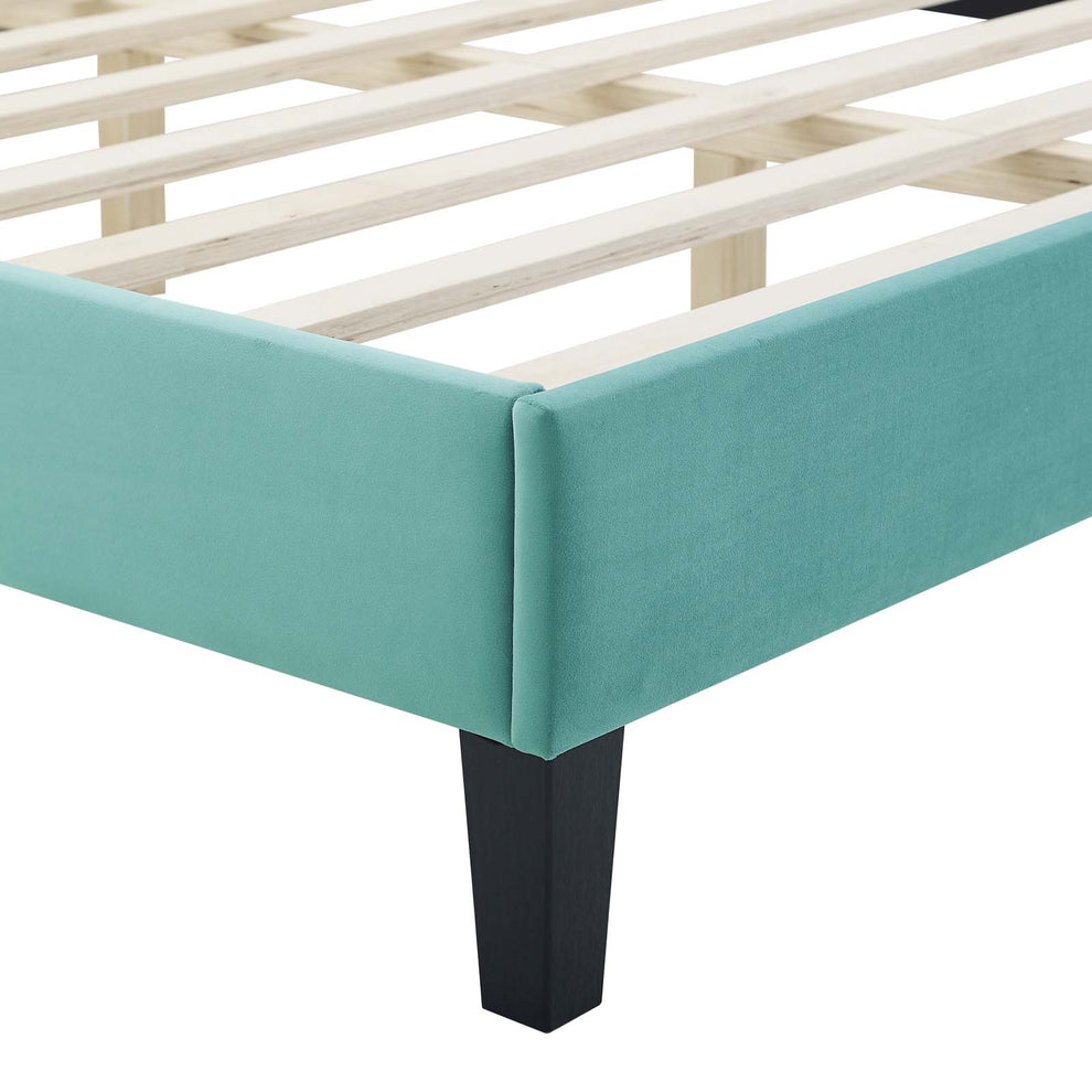 Modway Sienna Performance Velvet Queen Platform Bed - MOD-6714 | Beds | Modishstore - 25