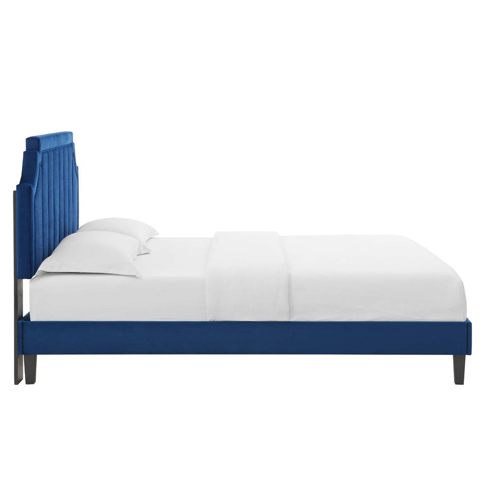 Modway Sienna Performance Velvet Queen Platform Bed - MOD-6714 | Beds | Modishstore - 33