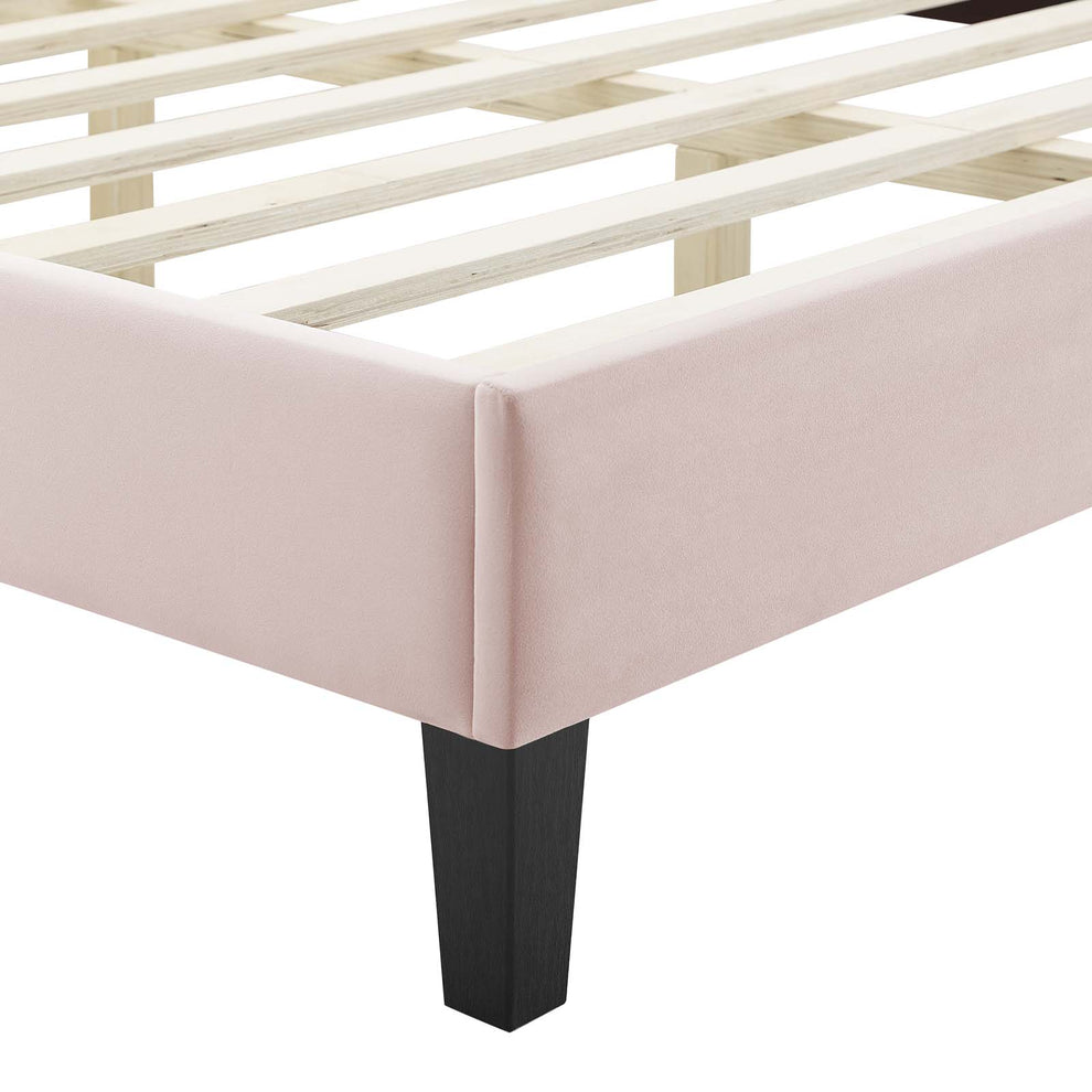 Modway Sienna Performance Velvet Queen Platform Bed - MOD-6714 | Beds | Modishstore - 39