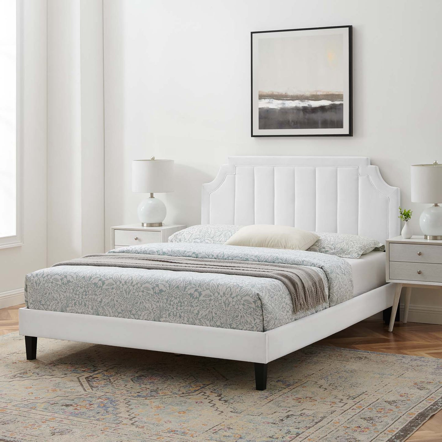 Modway Sienna Performance Velvet Queen Platform Bed - MOD-6714 | Beds | Modishstore - 63