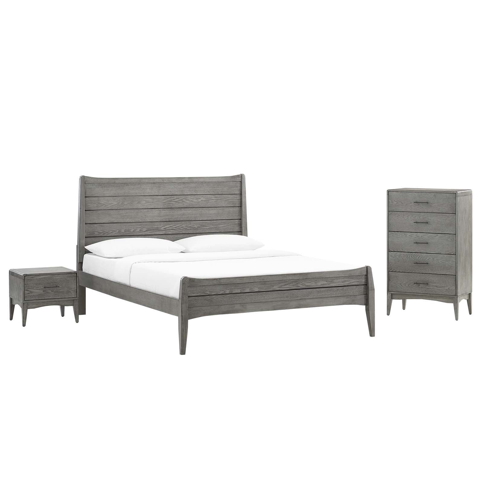 Modway Georgia 3 Piece King Bedroom Set - MOD-6726 | Bedroom Sets | Modishstore - 2