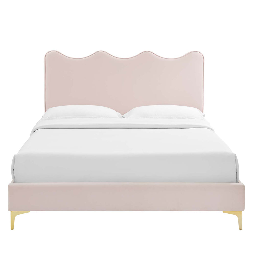 Current Performance Velvet Twin Platform Bed By Modway - MOD-6727 | Beds | Modishstore - 62