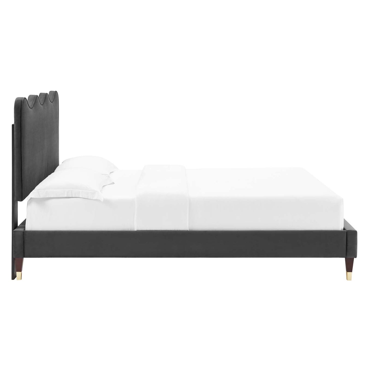 Current Performance Velvet Twin Platform Bed By Modway - MOD-6728 | Beds | Modishstore - 5