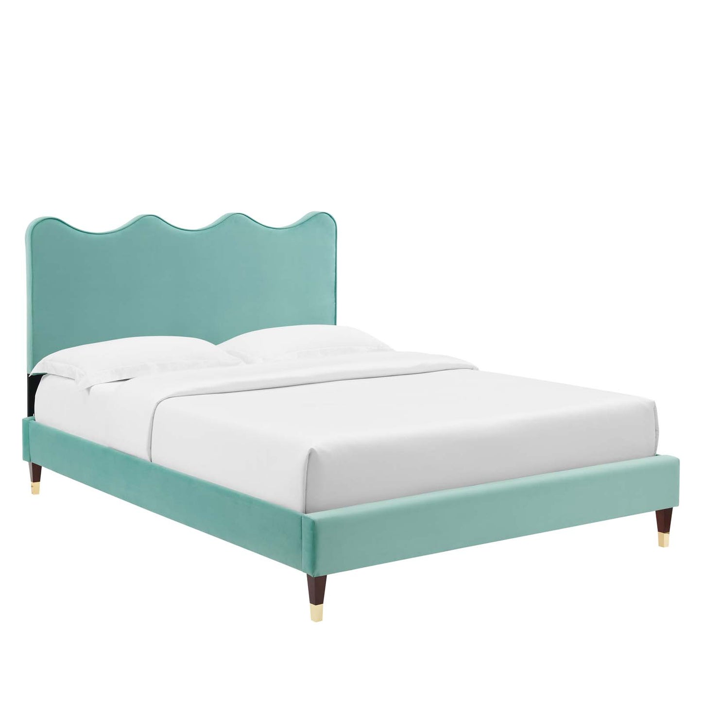 Current Performance Velvet Twin Platform Bed By Modway - MOD-6728 | Beds | Modishstore - 34