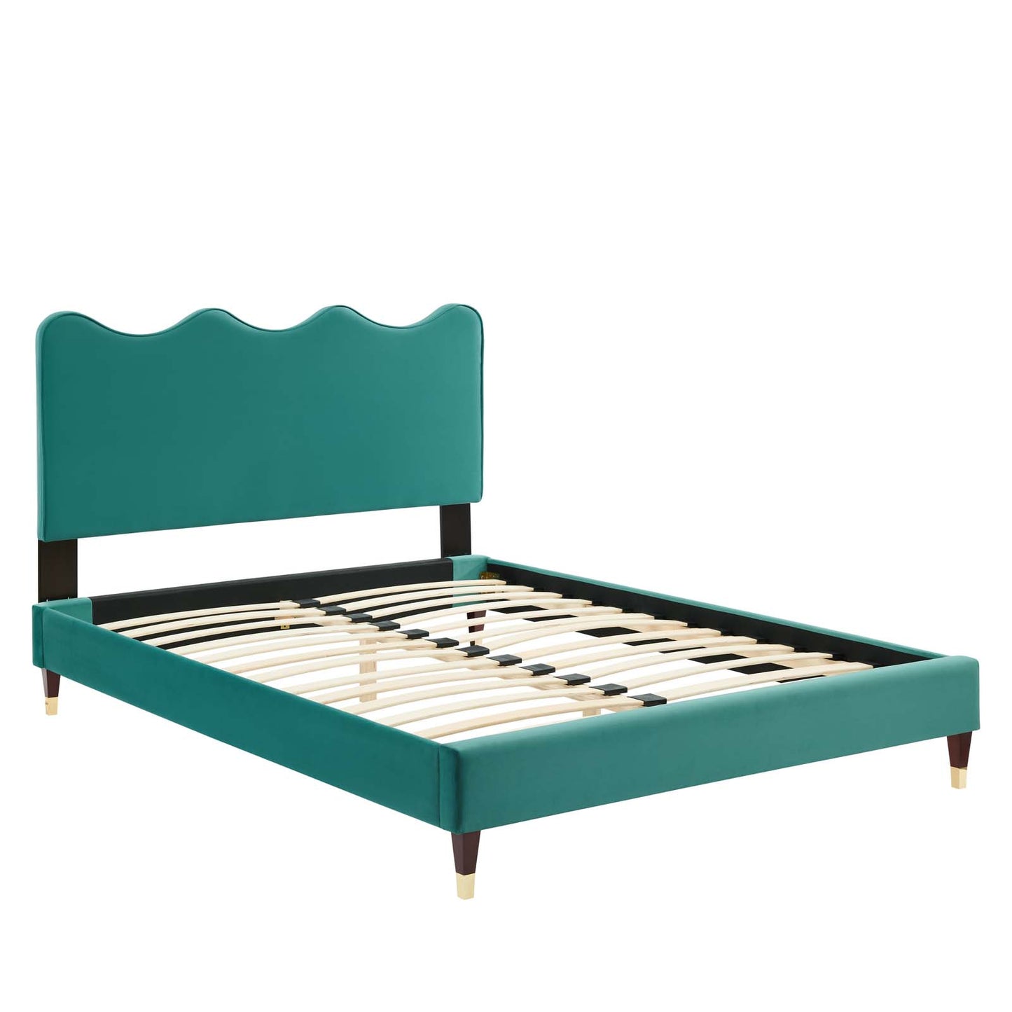Current Performance Velvet Twin Platform Bed By Modway - MOD-6728 | Beds | Modishstore - 72