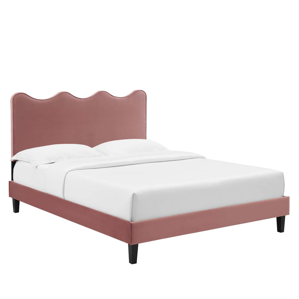 Current Performance Velvet Twin Platform Bed By Modway - MOD-6729 | Beds | Modishstore - 12