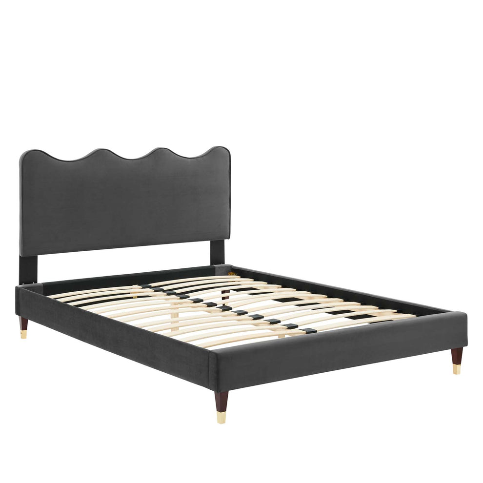 Current Performance Velvet Full Platform Bed By Modway - MOD-6731 | Beds | Modishstore - 6