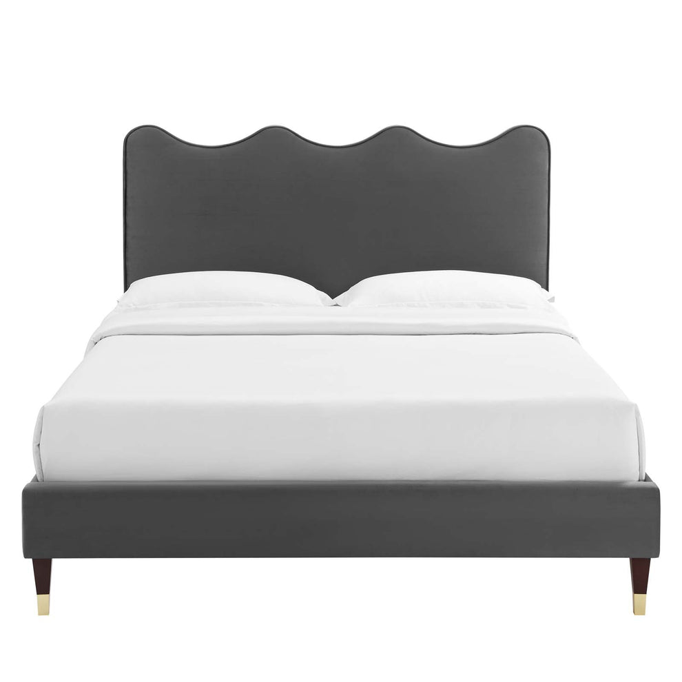Current Performance Velvet Full Platform Bed By Modway - MOD-6731 | Beds | Modishstore - 8