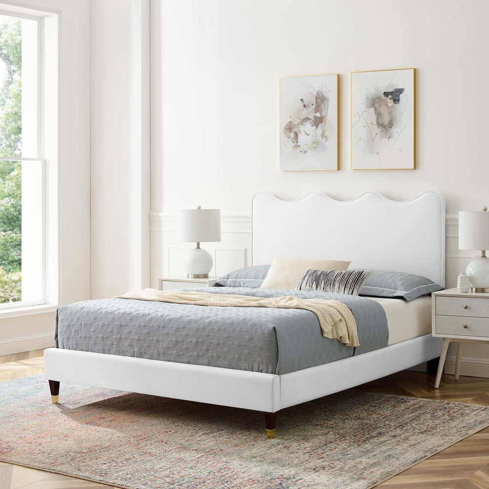 Current Performance Velvet Full Platform Bed By Modway - MOD-6731 | Beds | Modishstore - 81