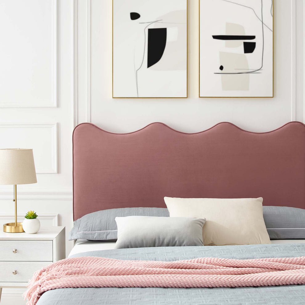 Current Performance Velvet Queen Platform Bed By Modway - MOD-6733 | Beds | Modishstore - 13