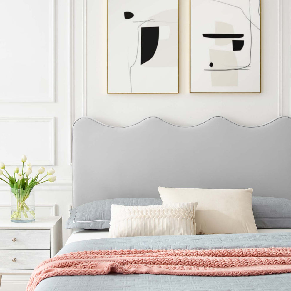 Current Performance Velvet Queen Platform Bed By Modway - MOD-6733 | Beds | Modishstore - 24