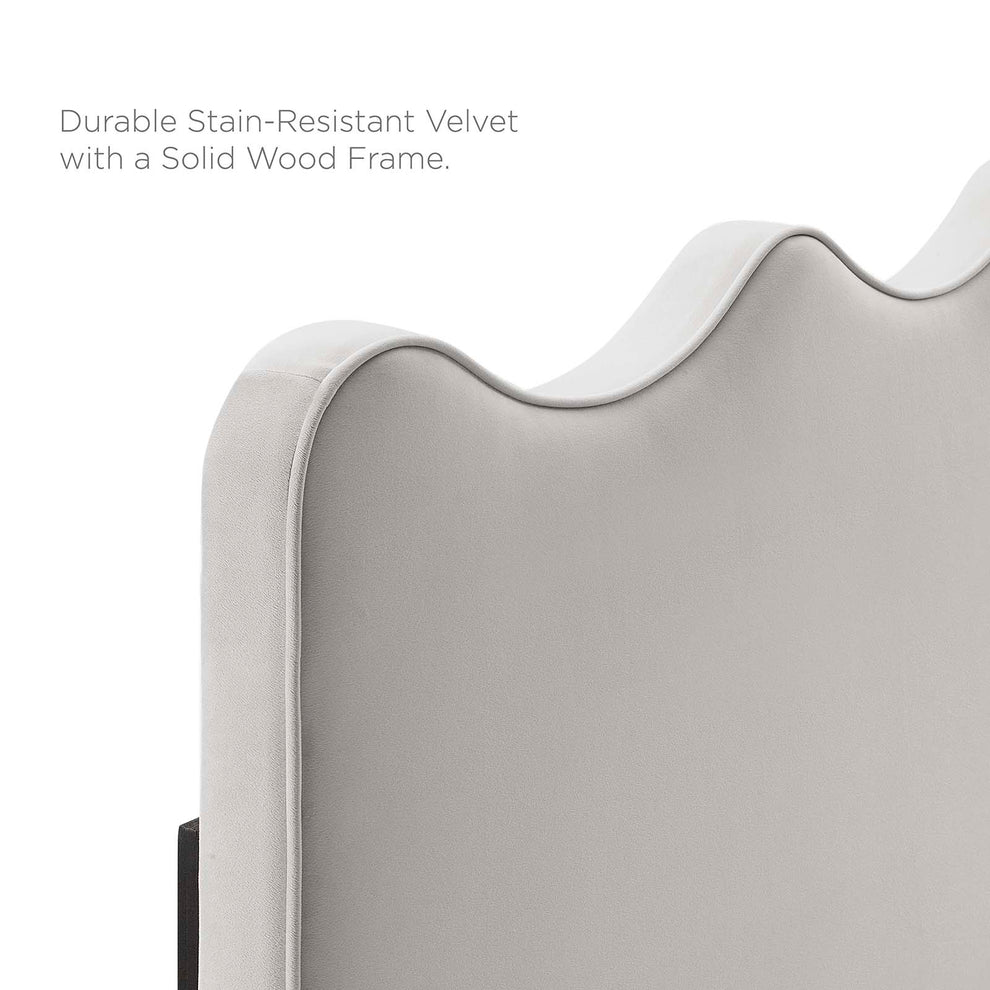 Current Performance Velvet Queen Platform Bed By Modway - MOD-6733 | Beds | Modishstore - 31
