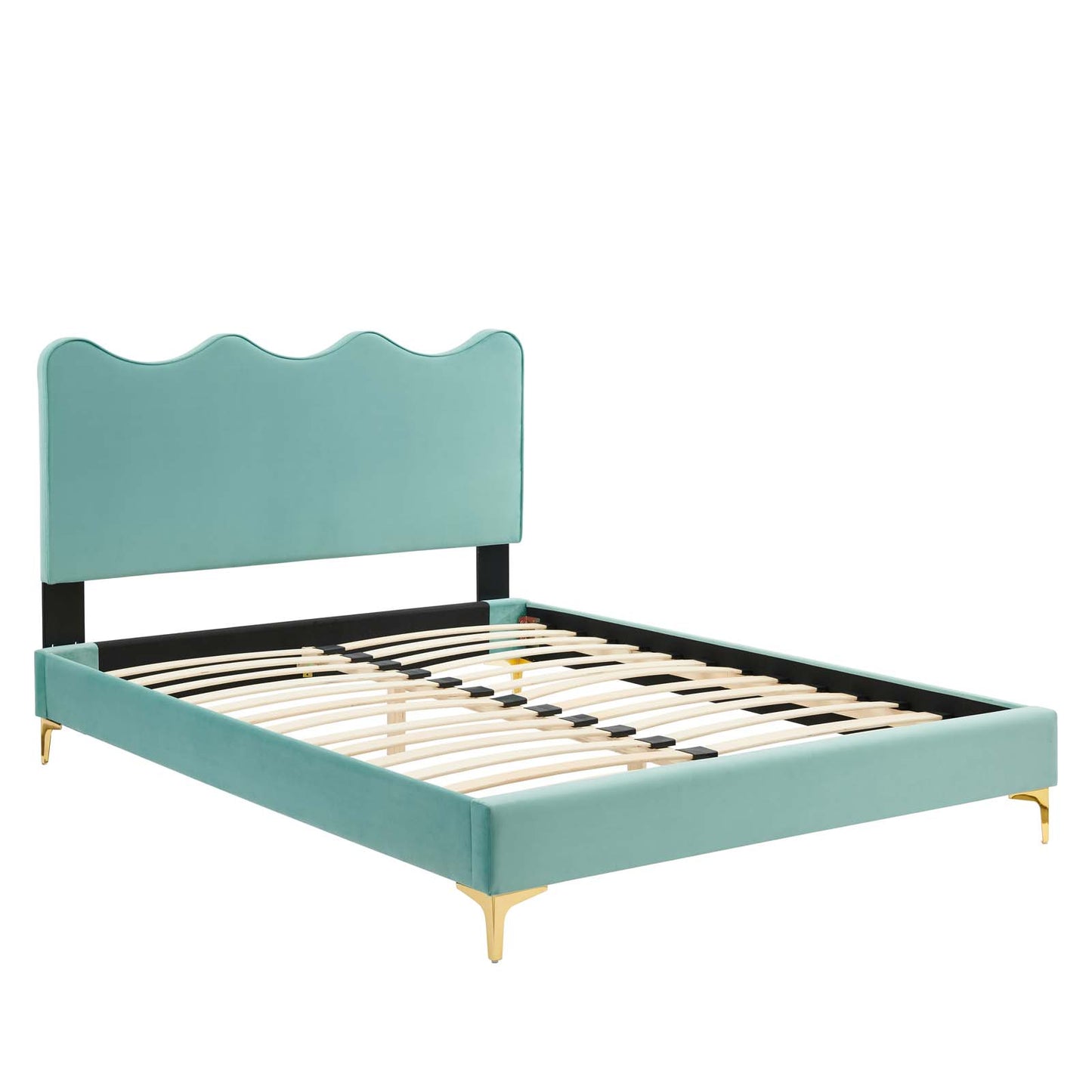 Current Performance Velvet Queen Platform Bed By Modway - MOD-6733 | Beds | Modishstore - 39