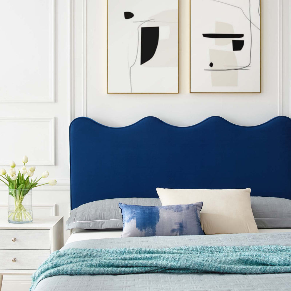 Current Performance Velvet Queen Platform Bed By Modway - MOD-6733 | Beds | Modishstore - 46