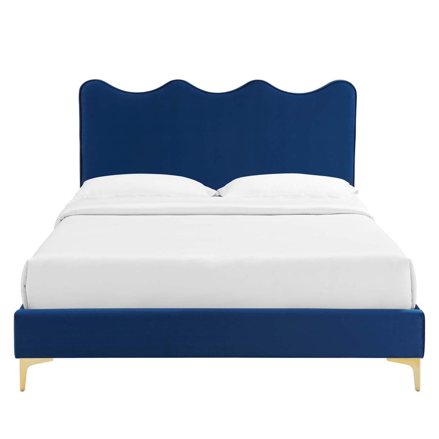 Current Performance Velvet Queen Platform Bed By Modway - MOD-6733 | Beds | Modishstore - 52