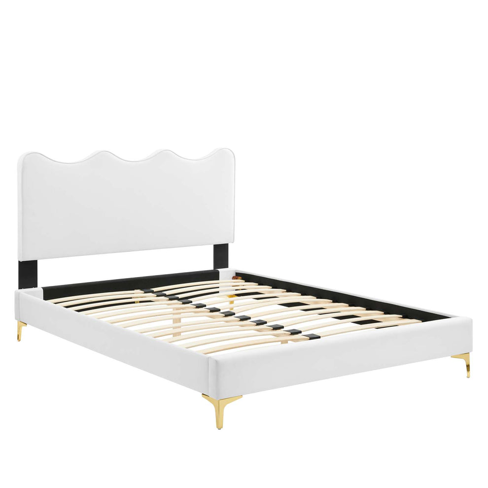 Current Performance Velvet Queen Platform Bed By Modway - MOD-6733 | Beds | Modishstore - 83