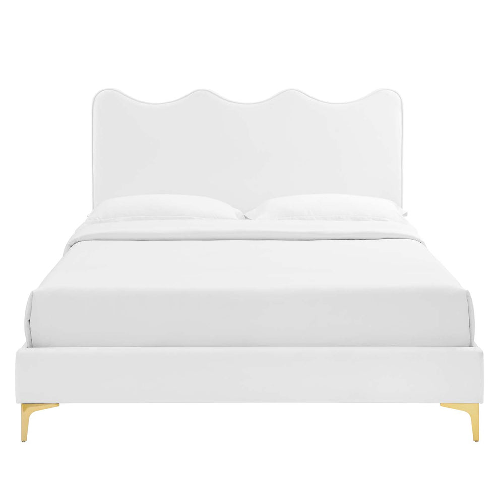Current Performance Velvet Queen Platform Bed By Modway - MOD-6733 | Beds | Modishstore - 85