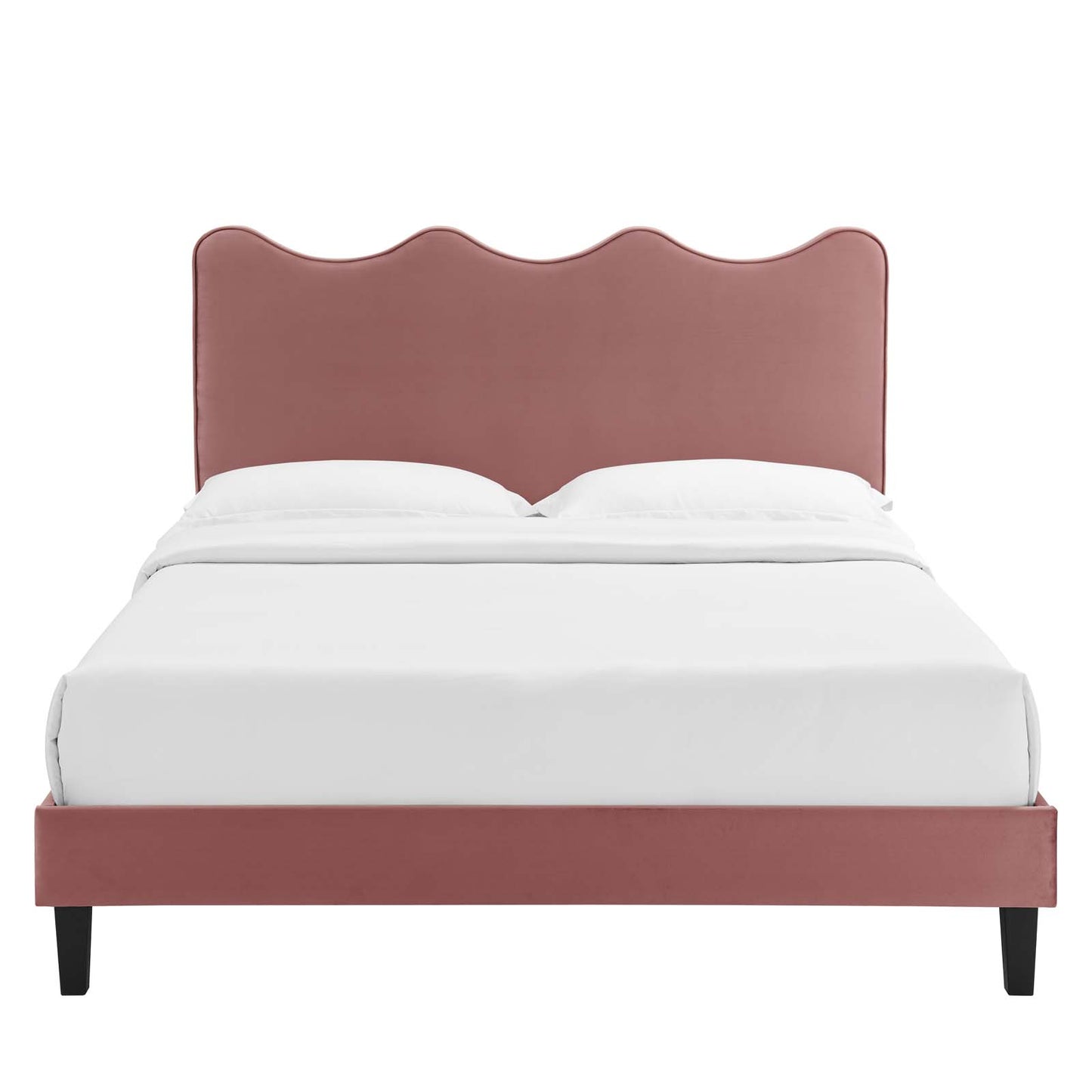 Current Performance Velvet Queen Platform Bed By Modway - Mod-6735 | Beds | Modishstore - 19