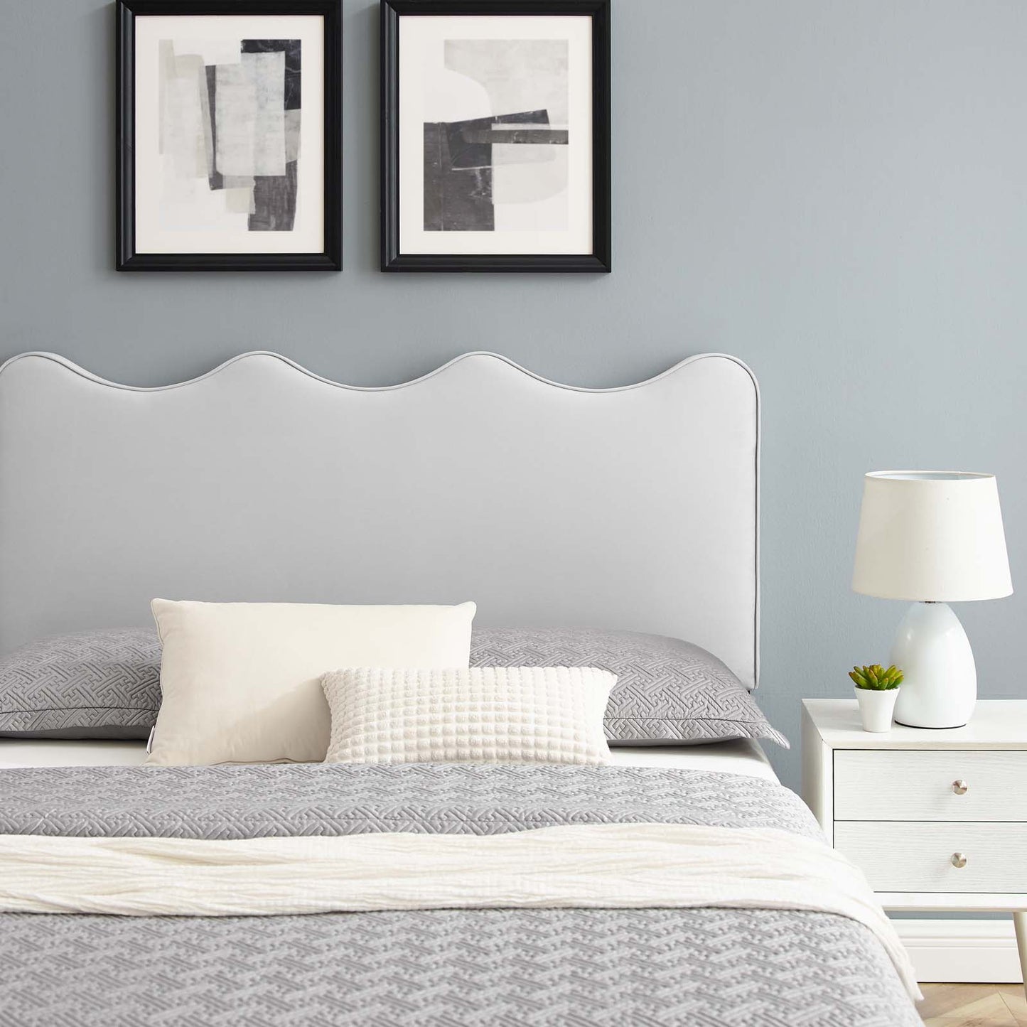 Current Performance Velvet Queen Platform Bed By Modway - Mod-6735 | Beds | Modishstore - 24