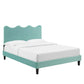 Current Performance Velvet Queen Platform Bed By Modway - Mod-6735 | Beds | Modishstore - 34