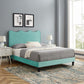 Current Performance Velvet Queen Platform Bed By Modway - Mod-6735 | Beds | Modishstore - 37