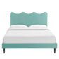 Current Performance Velvet Queen Platform Bed By Modway - Mod-6735 | Beds | Modishstore - 41