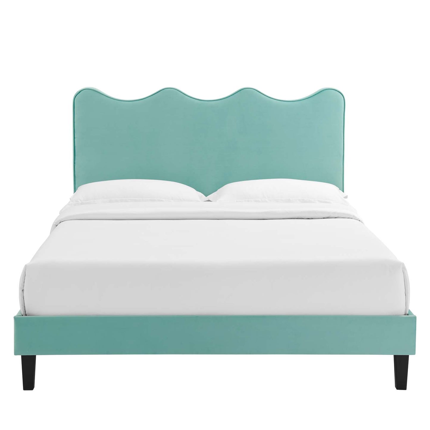 Current Performance Velvet Queen Platform Bed By Modway - Mod-6735 | Beds | Modishstore - 41