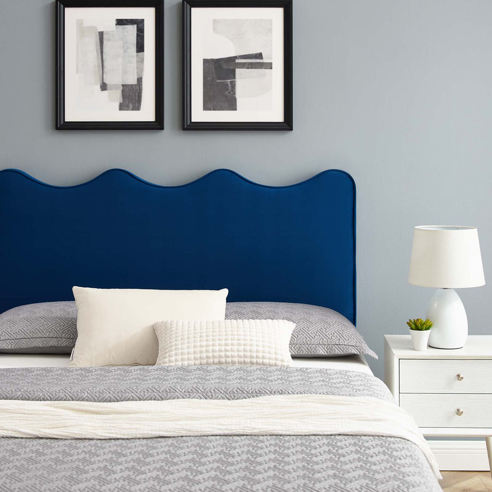 Current Performance Velvet Queen Platform Bed By Modway - Mod-6735 | Beds | Modishstore - 46