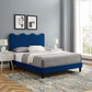 Current Performance Velvet Queen Platform Bed By Modway - Mod-6735 | Beds | Modishstore - 48