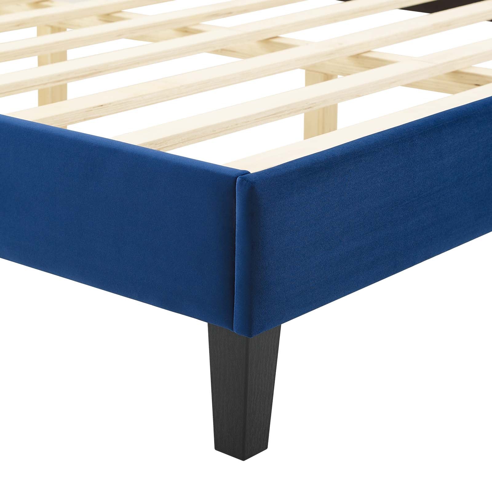 Current Performance Velvet Queen Platform Bed By Modway - Mod-6735 | Beds | Modishstore - 51