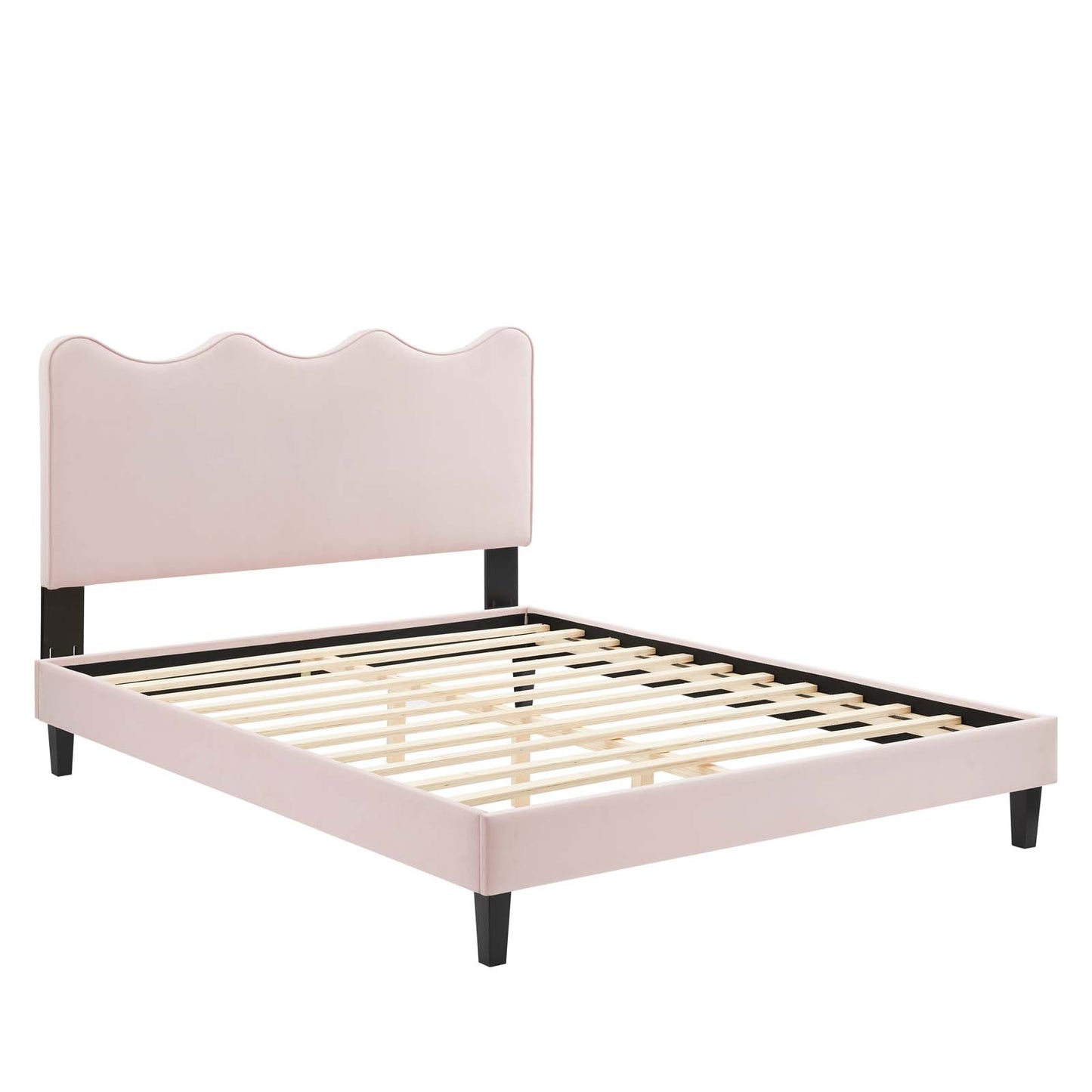Current Performance Velvet Queen Platform Bed By Modway - Mod-6735 | Beds | Modishstore - 61