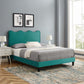 Current Performance Velvet Queen Platform Bed By Modway - Mod-6735 | Beds | Modishstore - 70