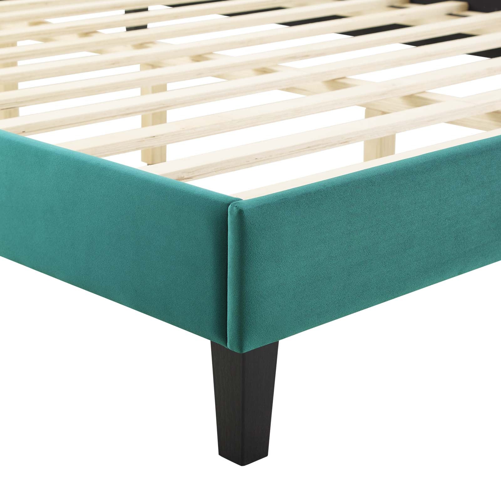 Current Performance Velvet Queen Platform Bed By Modway - Mod-6735 | Beds | Modishstore - 73