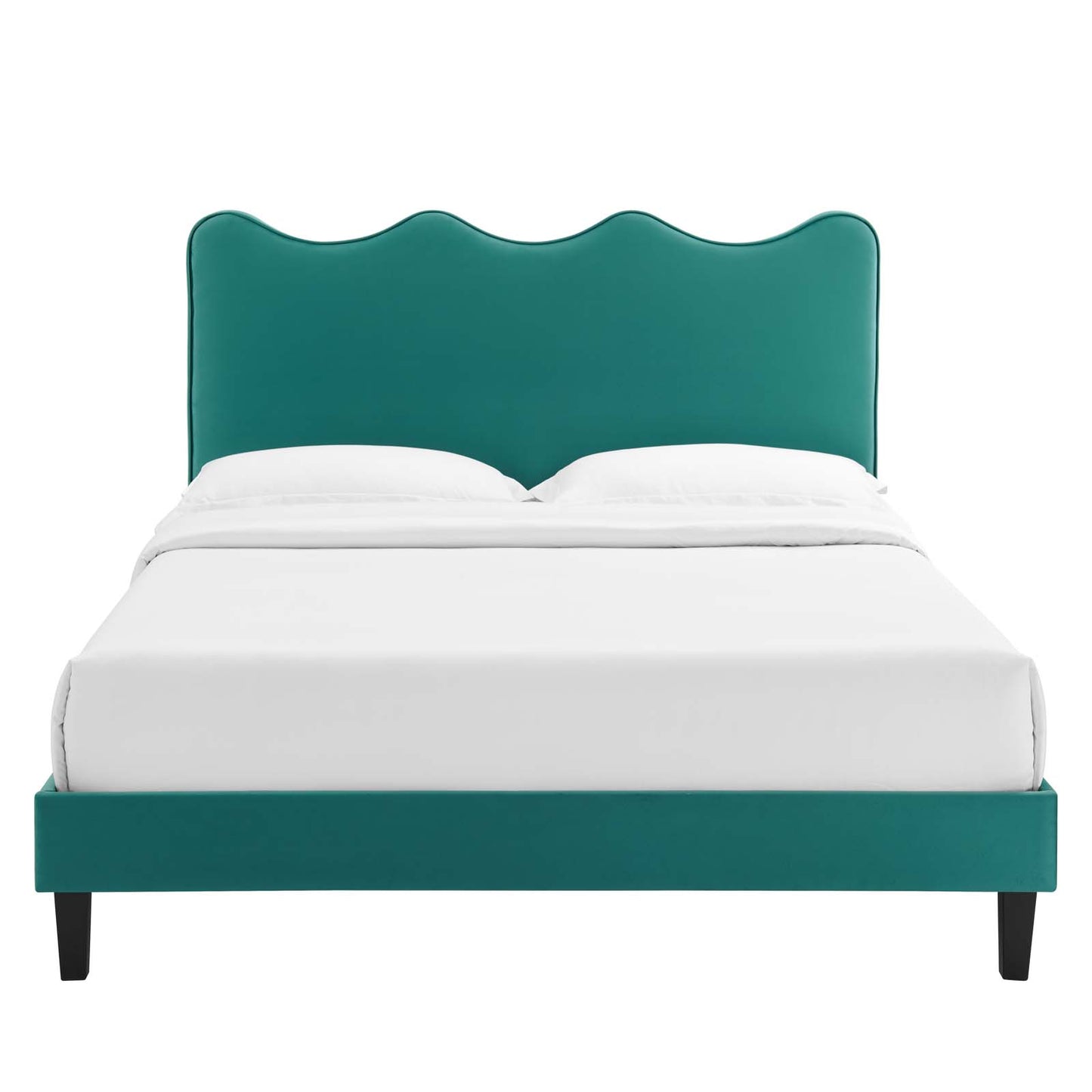 Current Performance Velvet Queen Platform Bed By Modway - Mod-6735 | Beds | Modishstore - 74