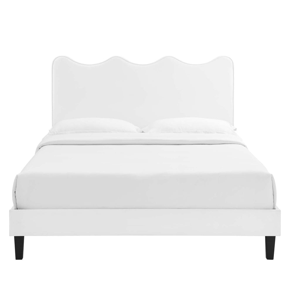 Current Performance Velvet Queen Platform Bed By Modway - Mod-6735 | Beds | Modishstore - 85