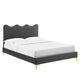 Current Performance Velvet King Platform Bed By Modway - MOD-6736 | Beds | Modishstore - 2