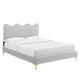 Current Performance Velvet King Platform Bed By Modway - MOD-6736 | Beds | Modishstore - 23
