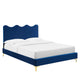 Current Performance Velvet King Platform Bed By Modway - MOD-6736 | Beds | Modishstore - 45