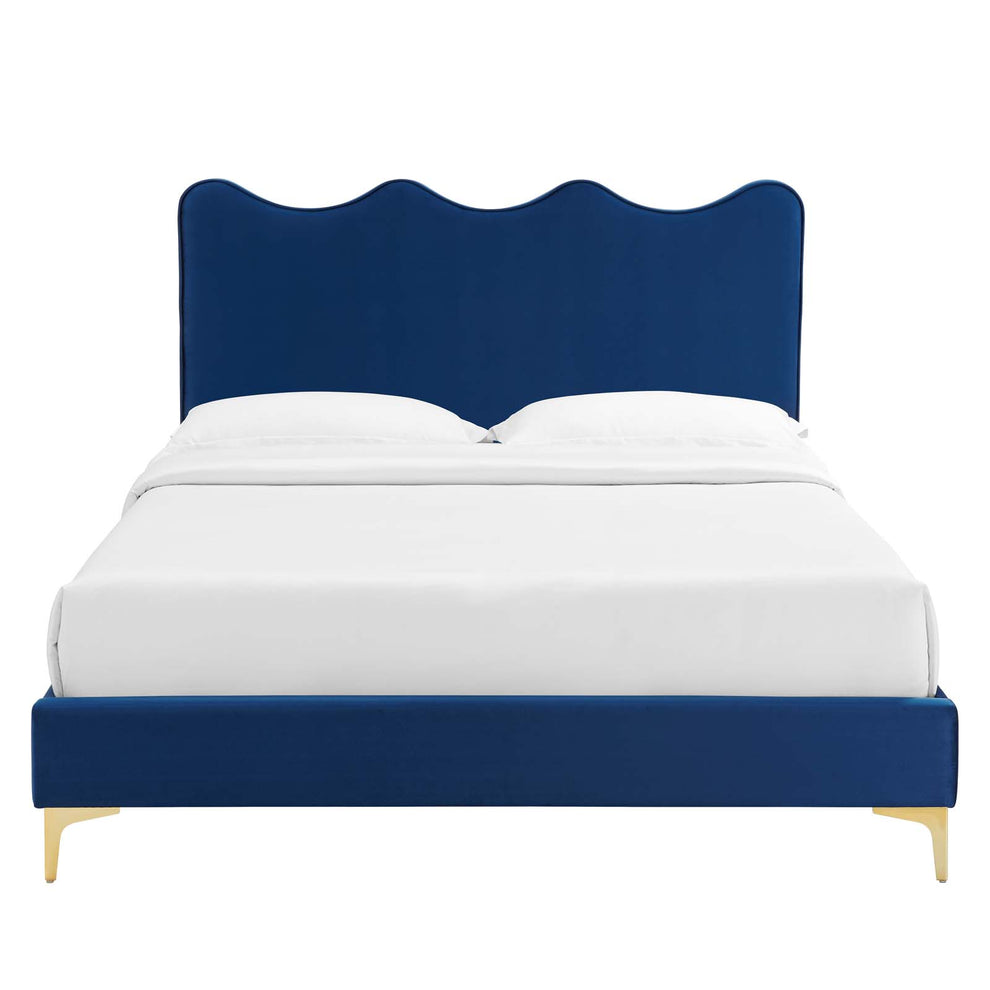 Current Performance Velvet King Platform Bed By Modway - MOD-6736 | Beds | Modishstore - 52